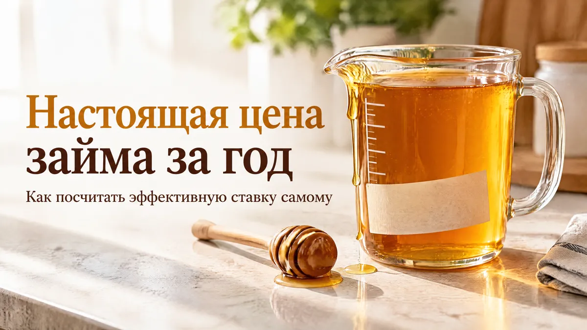Как рассчитать эффективную ставку по займу