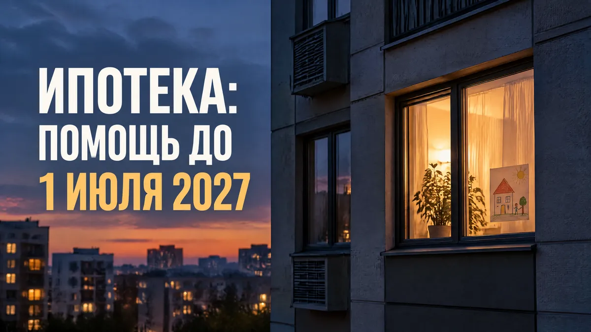 Проблемная ипотека: заявления на помощь — до 1 июля 2027 года